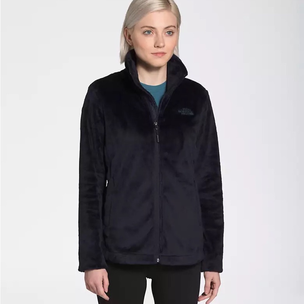 THE NORTH FACE navy faux fur lined reversible/double sided jacket